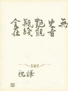 金瓶艳史无删减在线观看