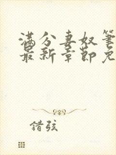 满分妻奴笔趣阁最新章节免费阅读全文