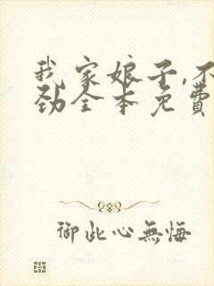 我家娘子,不对劲全本免费