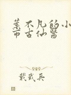 叶不凡的小说都市古仙医