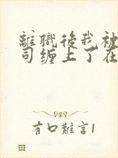 离职后我被前上司缠上了在线免费阅读