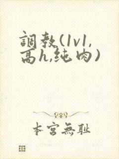 调教(1v1,高h,纯肉)封面