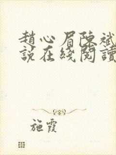 赵心眉陈斌的小说在线阅读封面