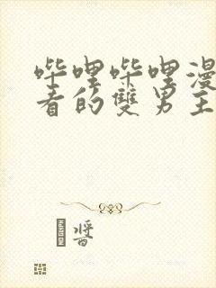 哔哩哔哩漫画好看的双男主封面