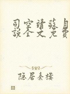 司空靖苏月汐小说全文免费阅读章节