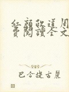 红颜政道周平免费阅读全文