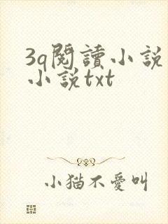 3q阅读小说网小说txt封面