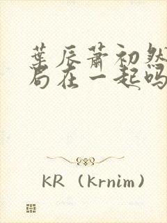 叶辰萧初然大结局在一起吗