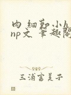 肉 细节小h np文 笔趣阁封面
