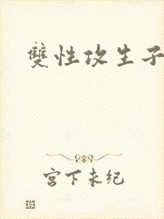 双性攻生子小说