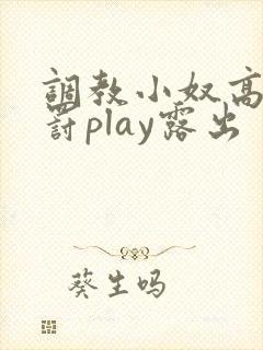 调教小奴高潮惩罚play露出