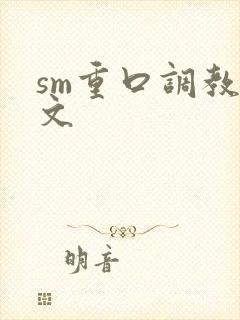 sm重口调教h文