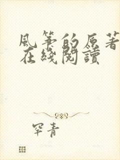 风筝的原著小说在线阅读封面