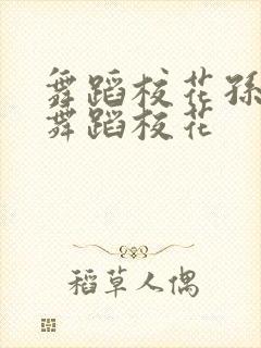 舞蹈校花孙雷和舞蹈校花