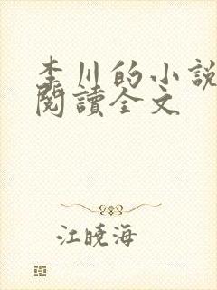 李川的小说免费阅读全文