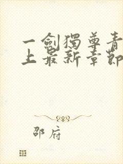 一剑独尊青鸾峰上最新章节