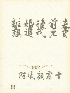 离婚后前夫总是想追我免费阅读全文