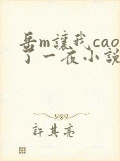 岳m让我cao了一夜小说