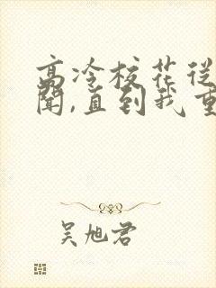 高冷校花从无绯闻,直到我重生免费下载全本