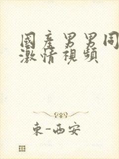 国产男男同性恋激情视频