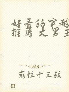 好看的穿越小说推荐 大男主