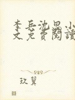 李兵沈思小说全文免费阅读封面