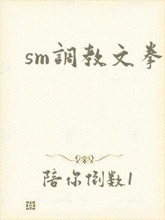 sm调教文拳交