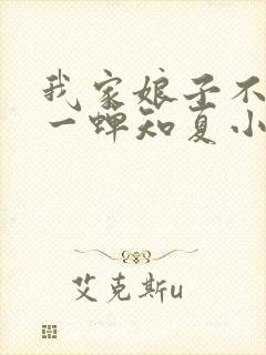 我家娘子不对劲一蝉知夏小说最新章节列表