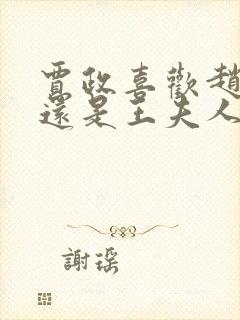 贾政喜欢赵姨娘还是王夫人