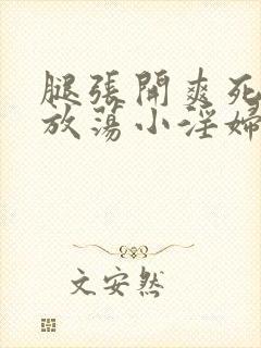 腿张开爽死你个放荡小淫妇封面