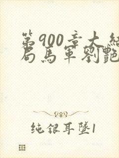 第900章大结局马军刘艳第九部封面