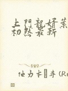 上门龙婿叶辰潇初然最新