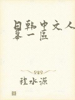 日韩中文人妻字幕一区