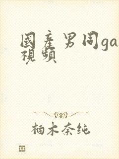 国产男同gay视频