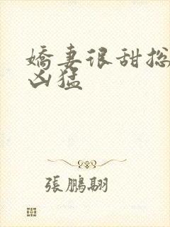 娇妻很甜总裁很凶猛