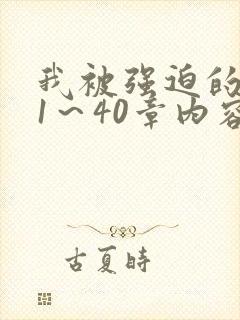 我被强迫的性事1～40章内容
