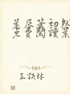 叶辰萧初然小说免费阅读叶辰