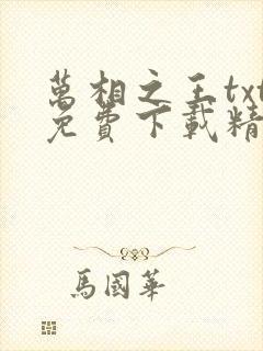 万相之王txt免费下载精校版