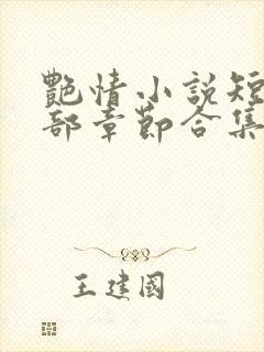 艳情小说短篇全部章节合集免费阅读