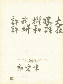 许我耀眼大结局许妍和谁在一起