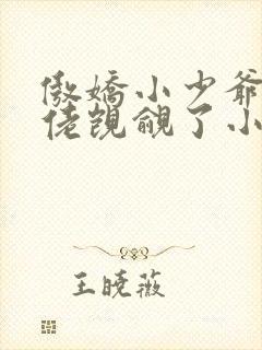 傲娇小少爷被大佬觊觎了小说封面