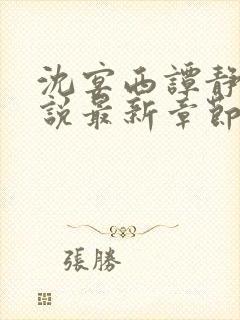 沈宴西谭静凡小说最新章节更新