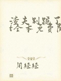 渣夫别跪了txt全本免费阅读