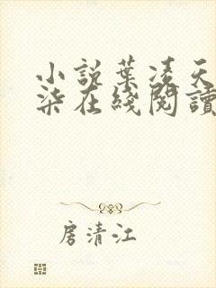 小说叶凌天陈潇柒在线阅读