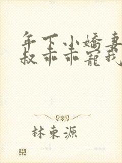 年下小娇妻,大叔乖乖宠我