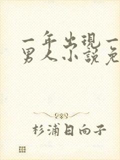 一年出现一次的男人小说免费阅读封面