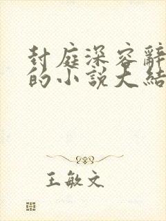 封庭深容辞林芜的小说大结局封面