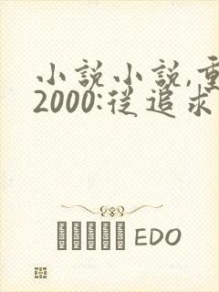 小说小说,重生2000:从追求青涩校花同桌开始封面