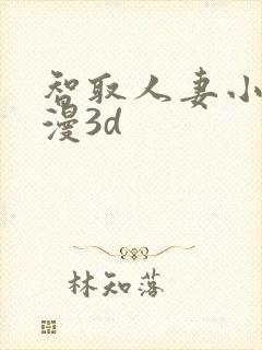 智取人妻小婷动漫3d