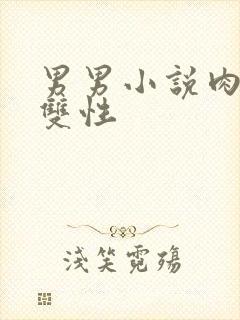 男男小说肉高h双性封面